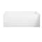 Aqua Eden Alcove Bathtubs, 60 L, 30.69 W, White, Acrylic VTDE603121R - alternate 4